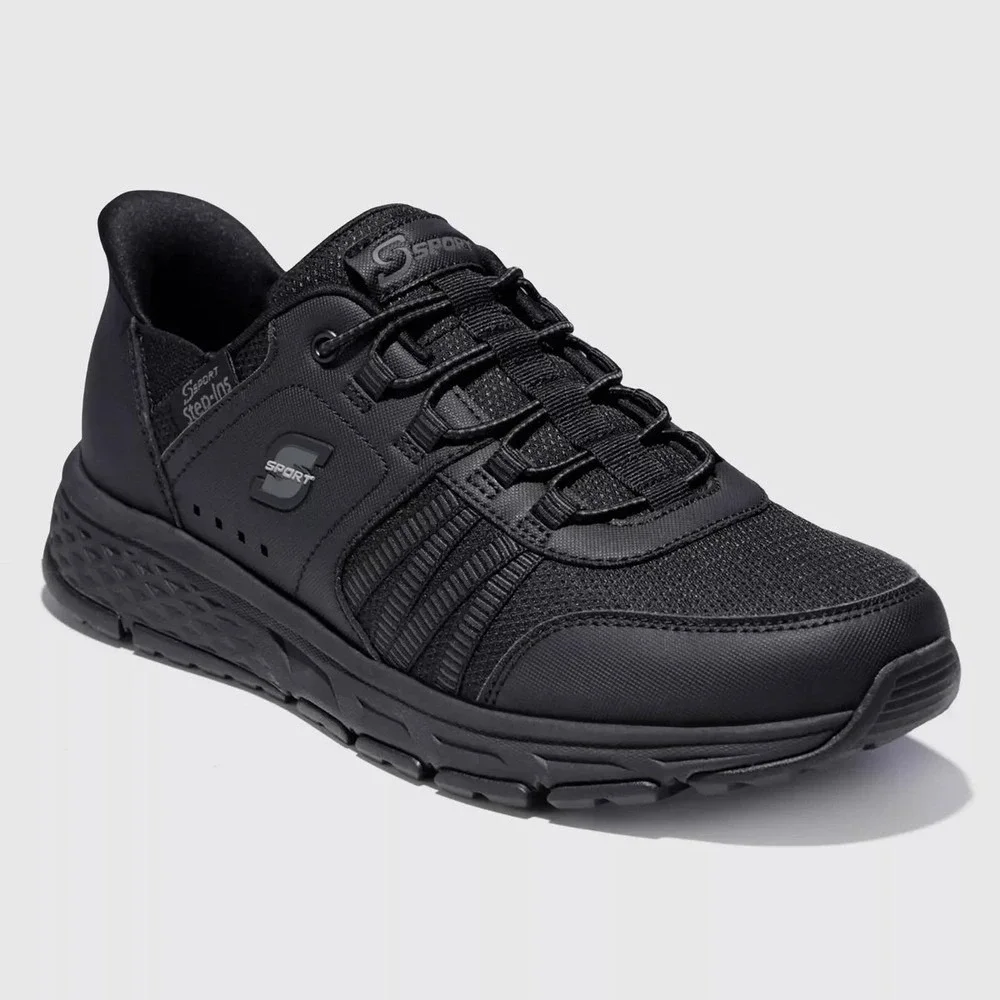 Men's Skechers Sandler Step Ins Sneakers Black Size 12 New With Tags